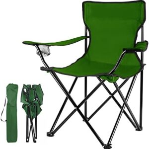 Damei century Portable Camping Chairs Enjoy The Outdoors with a Versatile Folding Chair, Sports Chair, Outdoor Chair & Lawn Chair, Green