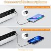 HAPPRUN Projector, Native 1080P Bluetooth Projector with 100''Screen, 9500L Portable Outdoor Movie Projector Compatible with Smartphone, HDMI,USB,AV,Fire Stick, PS5 - Image 3