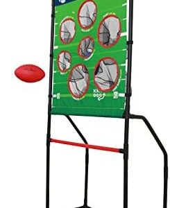 Sport Squad Endzone Challenge 2-in-1 Football and Flying Disc Toss - Backyard and Lawn Game for Indoor and Outdoor Use - Practice your Throwing Skills with this Football Target Carnival Game