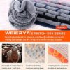 WEIERYA Merino Wool Ski Socks 2/3 Pairs Pack for Skiing, Snowboarding, Outdoor Sports Performance Socks - Image 4