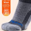 WEIERYA Merino Wool Ski Socks 2/3 Pairs Pack for Skiing, Snowboarding, Outdoor Sports Performance Socks - Image 3